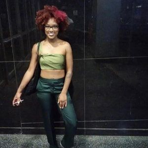 Maison margiela dark green silk pants